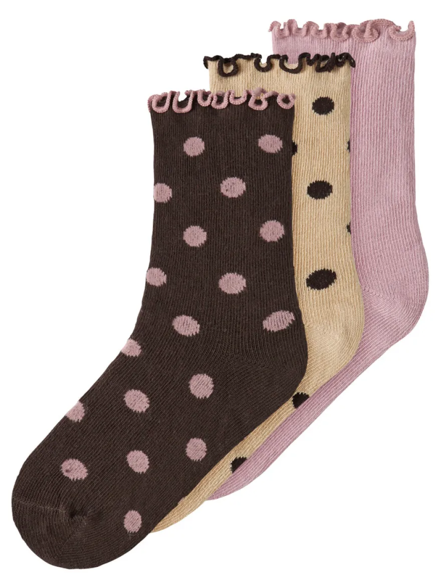 Name It Nina Strumpor 3-Pack - Sesame