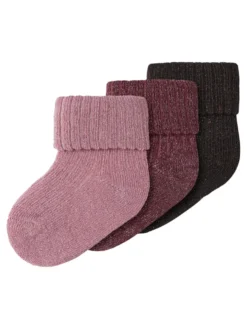 Name it Nobba Glitter Strumpor 3-Pack - Lilas
