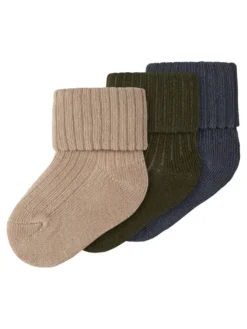 Name It Nobbu Strumpor 3-Pack - Sesame