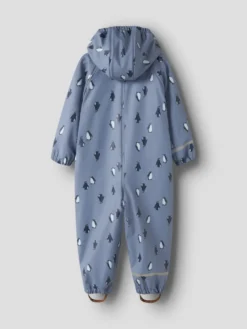 Name It Regnoverall m. Fleece - Country Blue