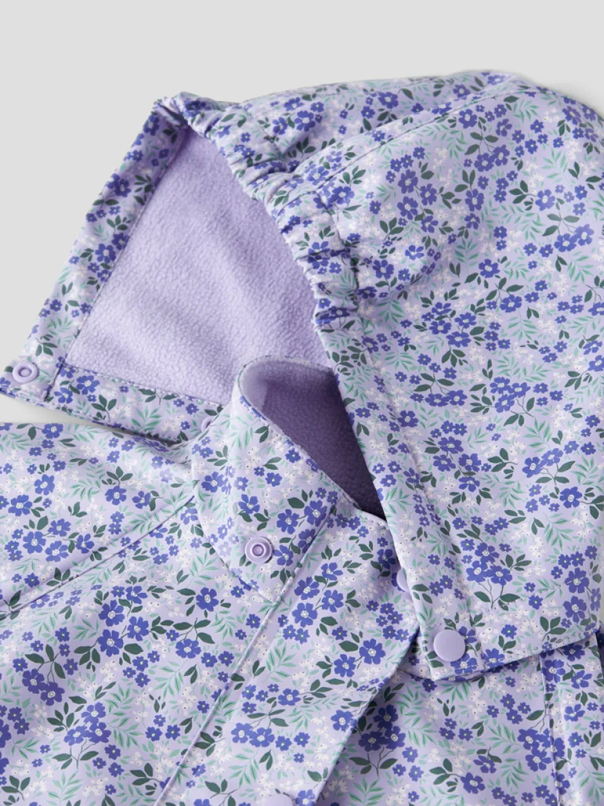 Name It Regnoverall m. Fleece - Lavender