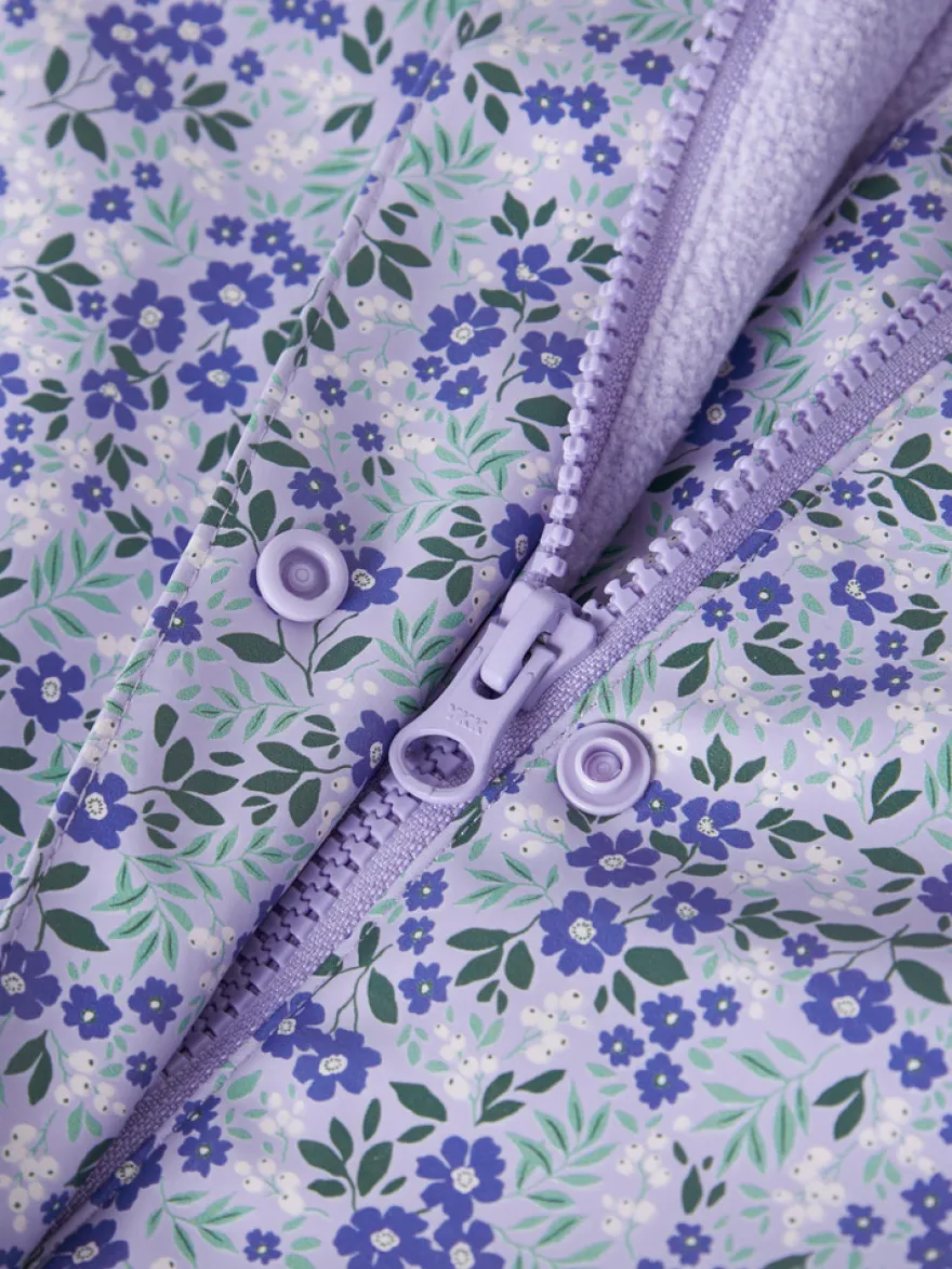 Name It Regnoverall m. Fleece - Lavender