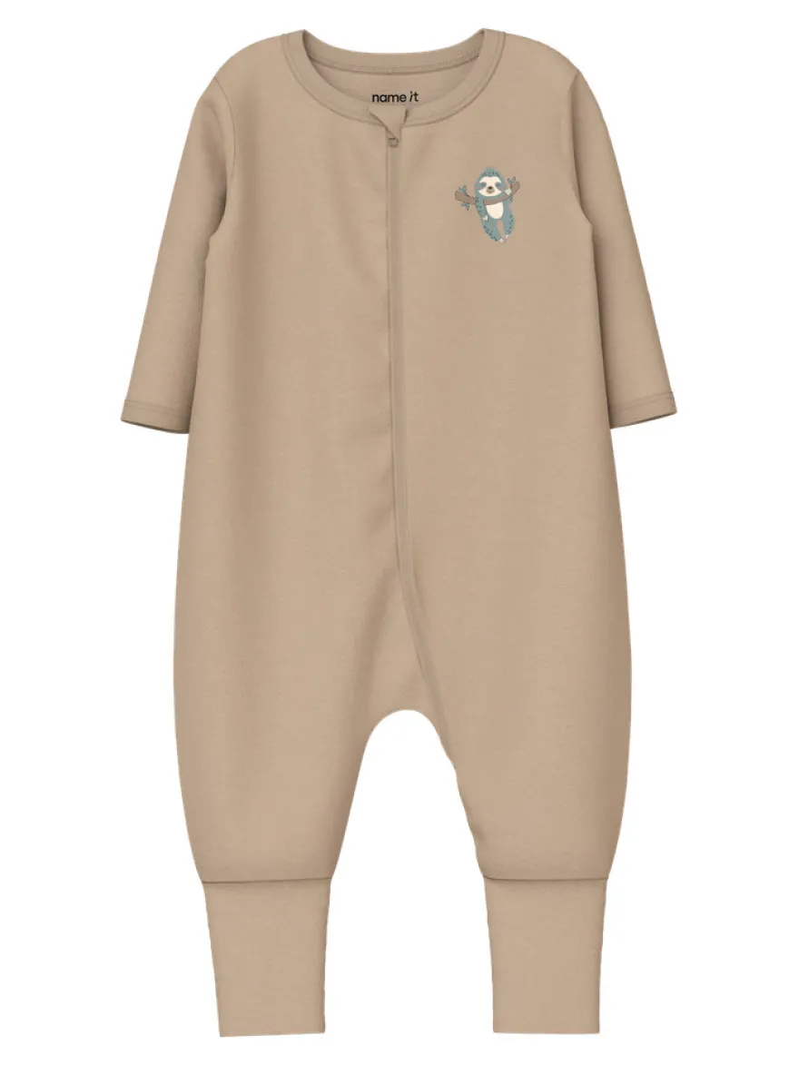 Name It Sengångare Pyjamas m. Dragkedja 2-Pack - Jet Stream