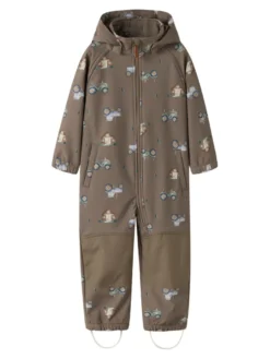 Name It Softshelloverall - Walnut