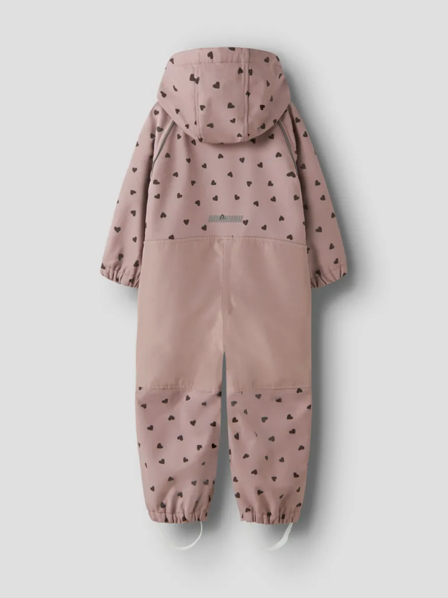 Name It Softshell Overall - Woodrose