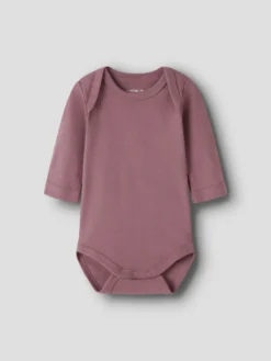 Name It Violetblomma Långärmad Body 3-Pack - Violet Ice