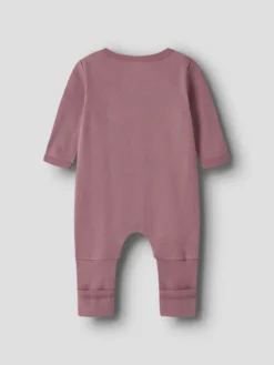 Name It Violetblomt Pyjamas m. Dragkedja 2-Pack - Violet Ice