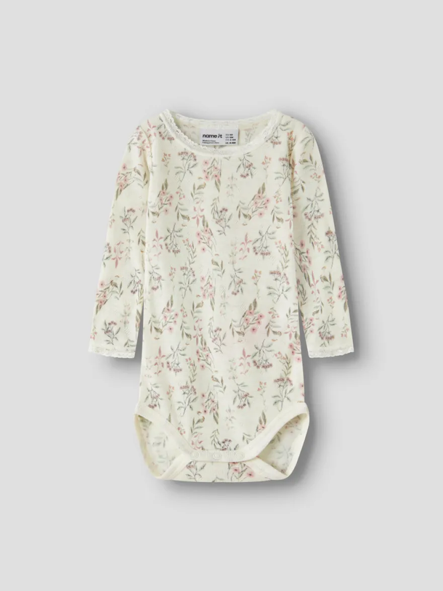 Name It Wang Långärmad Ullbody - Snow White