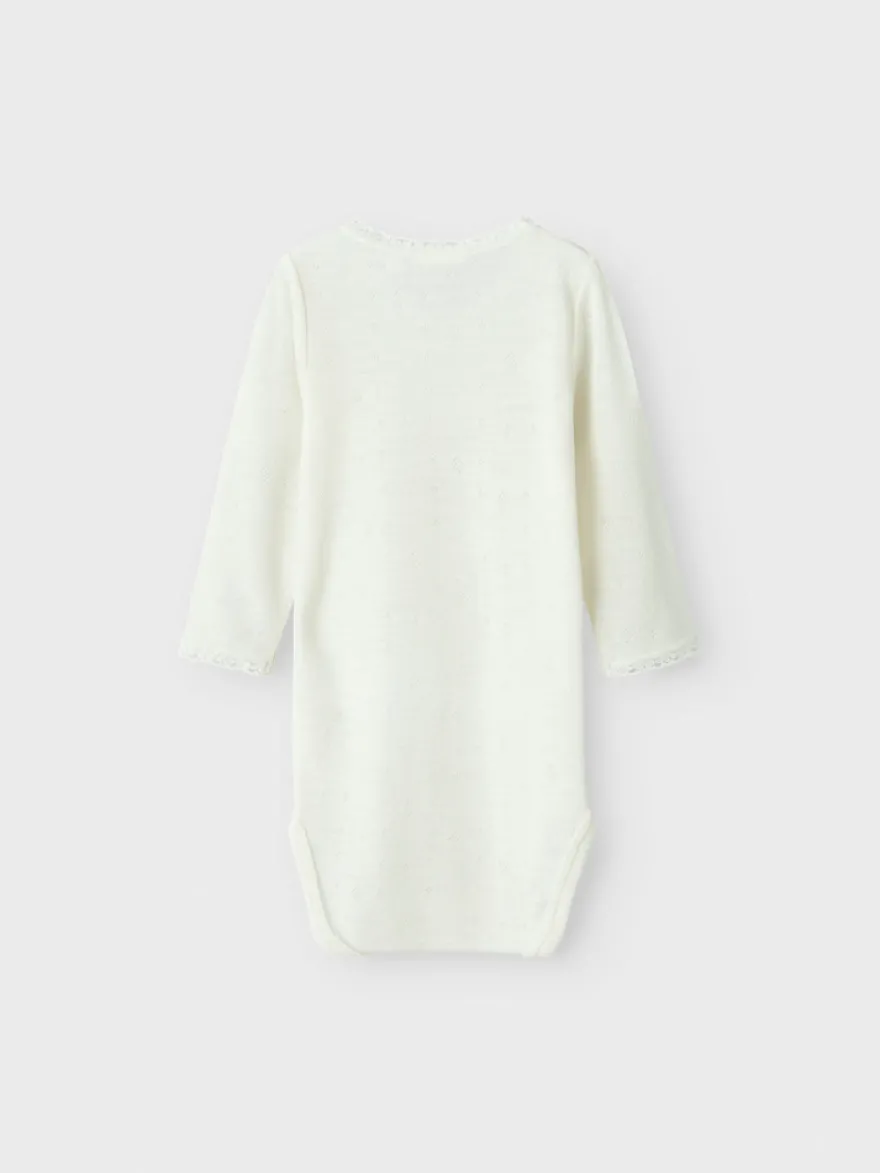 Name It Wang Långärmad Ullbody - Snow White