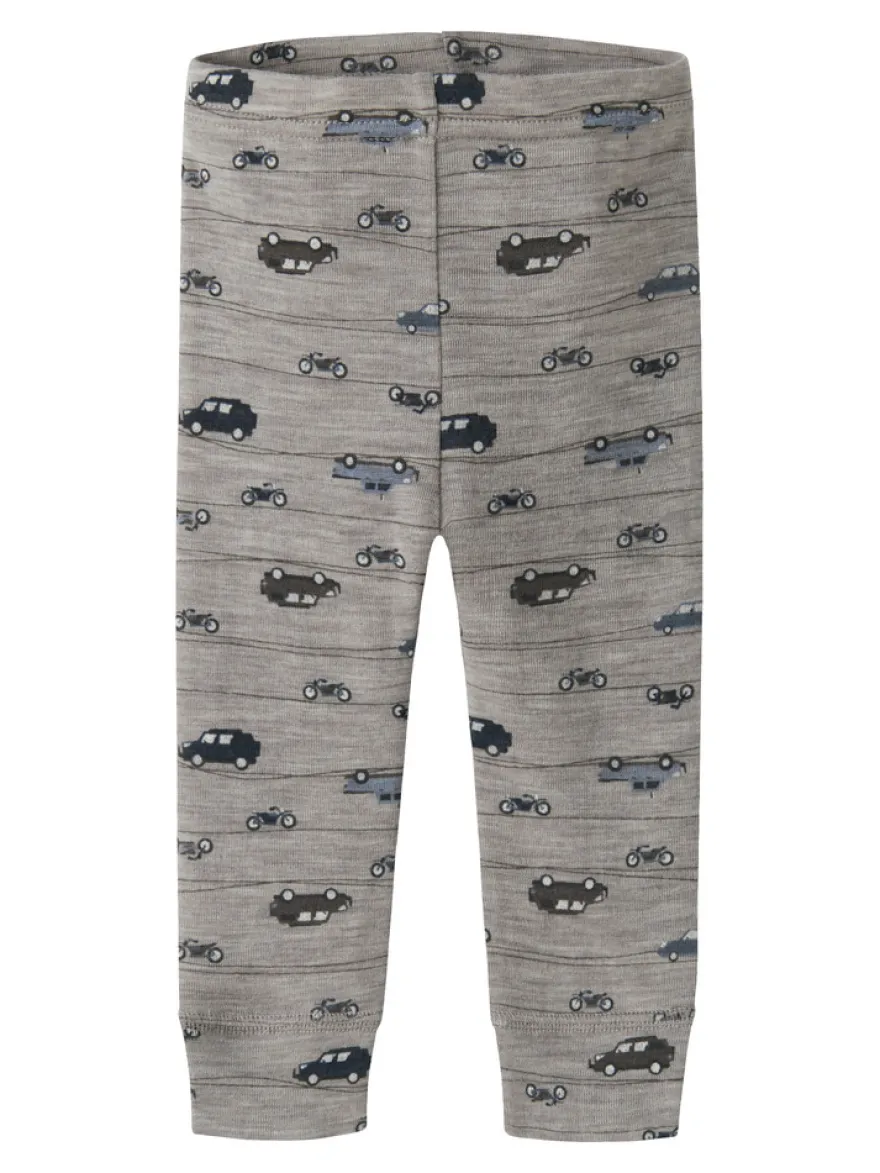 Name It Wang Ull Rib Leggings - Satellite