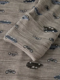 Name It Wang Ull Rib Pyjamas - Satellite