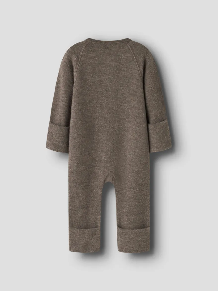 Name It Wmino Ull Jumpsuit - Morel