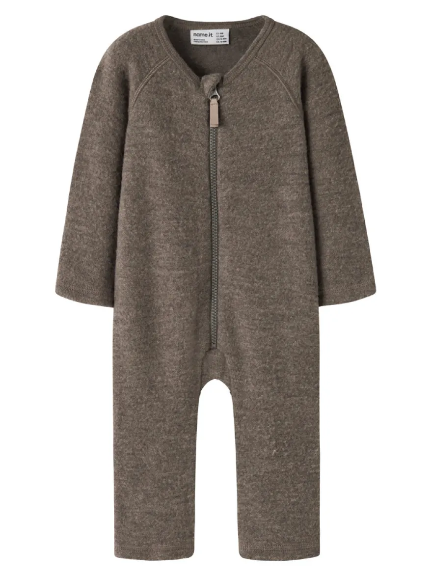 Name It Wmino Ull Jumpsuit - Morel