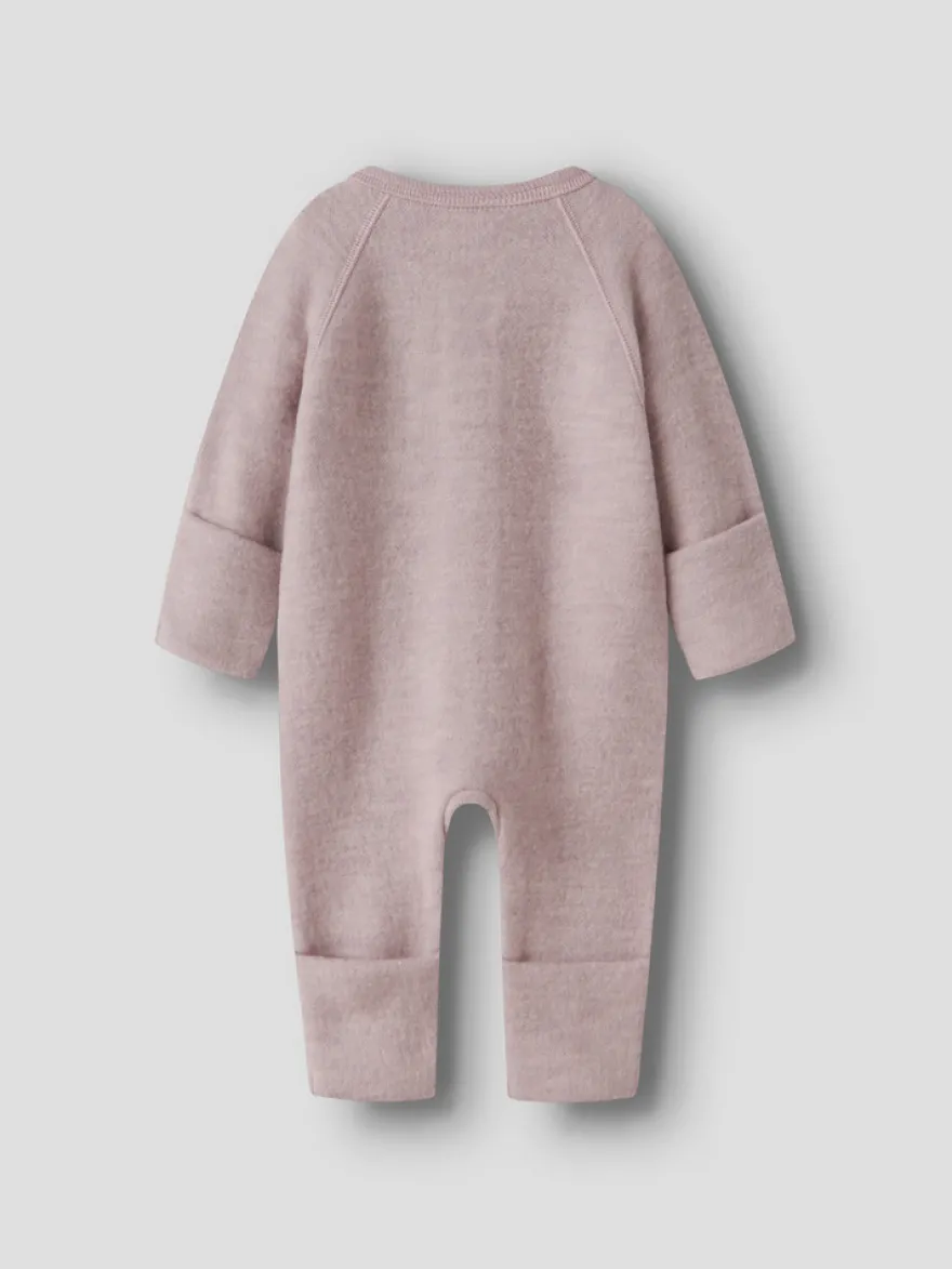 Name It Wmino Ull Jumpsuit - Violet Ice