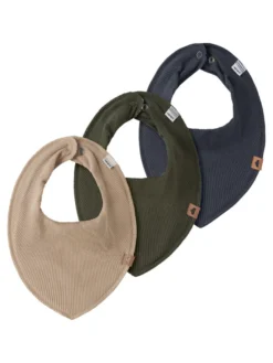 Name It Yasim Rib Bib 3-Pack - Ombre Blue
