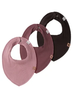 Name It Yvette Rib Bib 3-Pack - Lilas