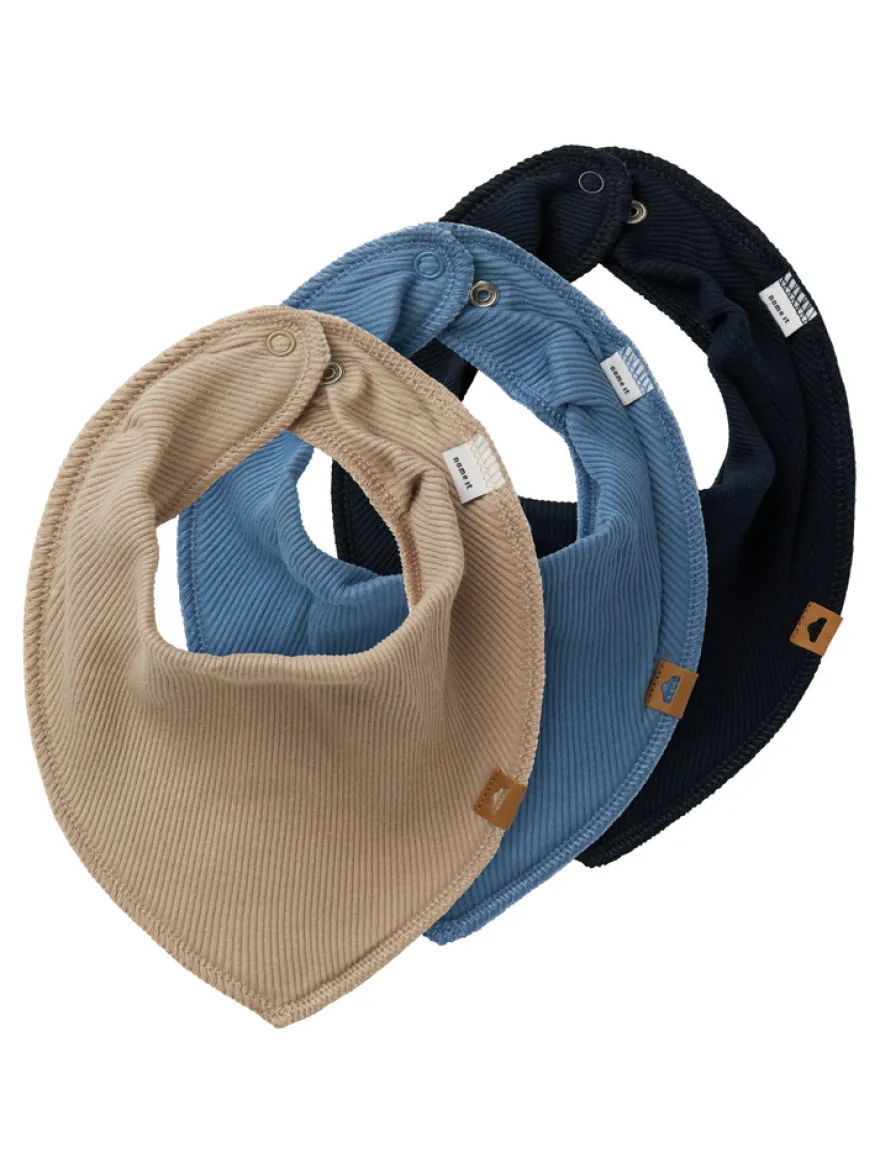 Name It Yvetti Bib 3-Pack - Dark Sapphire