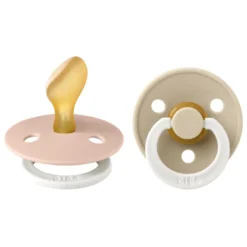 Nappar Colour 2-pack Latex night anatomisk - Blush/Vanilla