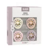 Napp Boheme 4-pack Latex 6-18 mån - Ivory/Blush/Blossom/Dusk