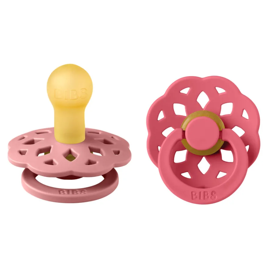 Napp Boheme 2-pack 0-6 mån - Dusty Pink/Coral