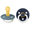 Napp Colour Night 2-pack Latex Rund 6-18 mån - Petrol/Deep Space