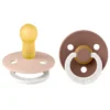 Napp Colour Night 2-pack Latex Rund 6-18 mån - Blush/Woodchuck
