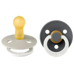 Napp Colour Night 2-pack Latex Rund 6-18 mån - Sand/Iron