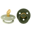 Napp Colour 2-pack Latex Anatomisk 0-6 mån - Sage/Hunter Green