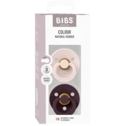Napp Colour 2-pack Latex 6-18 mån - Petal/Plum