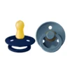 Napp Colour 2-pack Latex Rund 0-6 mån - Deep Space/Petrol