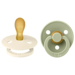 Napp Colour 2-pack Latex Symmetrisk 6-18 mån - Ivory