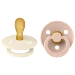 Napp Colour 2-pack Latex Symmetrisk 6-18 mån - Ivory