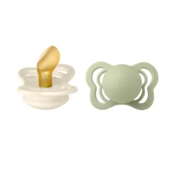 Napp Couture 2-pack Latex 0-6 mån - Ivory/Sage