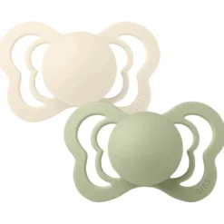 Napp Couture 2-pack Latex 0-6 mån - Ivory/Sage