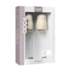 Nappflaska Baby Latex 2-pack 270ml Medium Flow - Ivory
