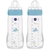Nappflaska Easy Active 330ml 2pk Blue