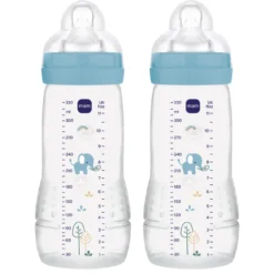 Nappflaska Easy Active 330ml 2pk Blue