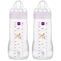 Nappflaska Easy Active 330ml 2pk Pink