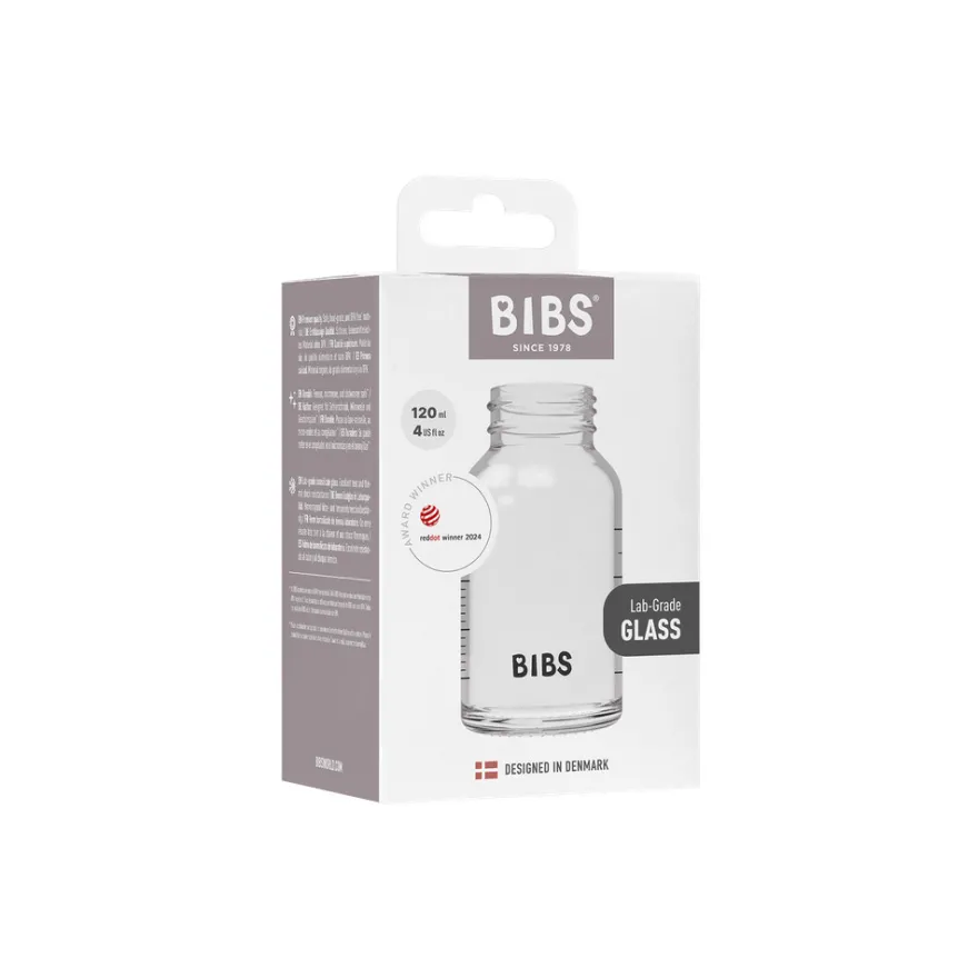 Nappflaska Glas Baby Body - 120 ml