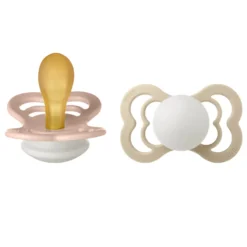 Napp Supreme Glow 2-pack Latex Symmetrisk 6-18 mån - Blush/Vanilla
