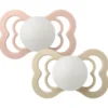 Napp Supreme Glow 2-pack Silikon Symmetrisk 6-18 mån- Blush/Vanilla