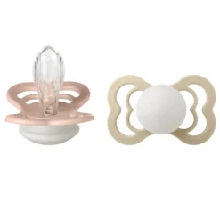 Napp Supreme Glow 2-pack Silikon Symmetrisk 6-18 mån- Blush/Vanilla