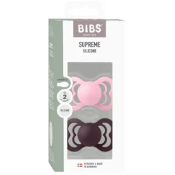 Napp Supreme 2-pack Silicone Str 2 - Baby Pink/Plum