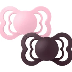 Napp Supreme 2-pack Silicone Str 2 - Baby Pink/Plum