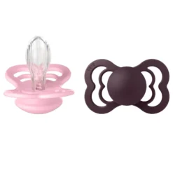 Napp Supreme 2-pack Silicone Str 2 - Baby Pink/Plum