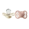 Napp Supreme 2-pack Silikon 0-6 mån - Blush/Ivory