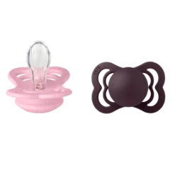 Napp Supreme 2Pk Silicone Str 1 Baby Pink/Plum