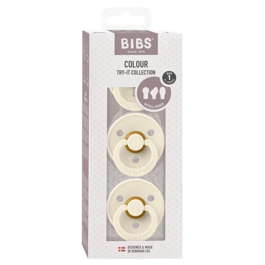 Napp Try-it samling 3-pack 0-6 mån - Ivory