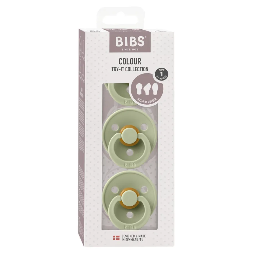 Napp Try-it samling 3-pack 0-6 mån - Sage