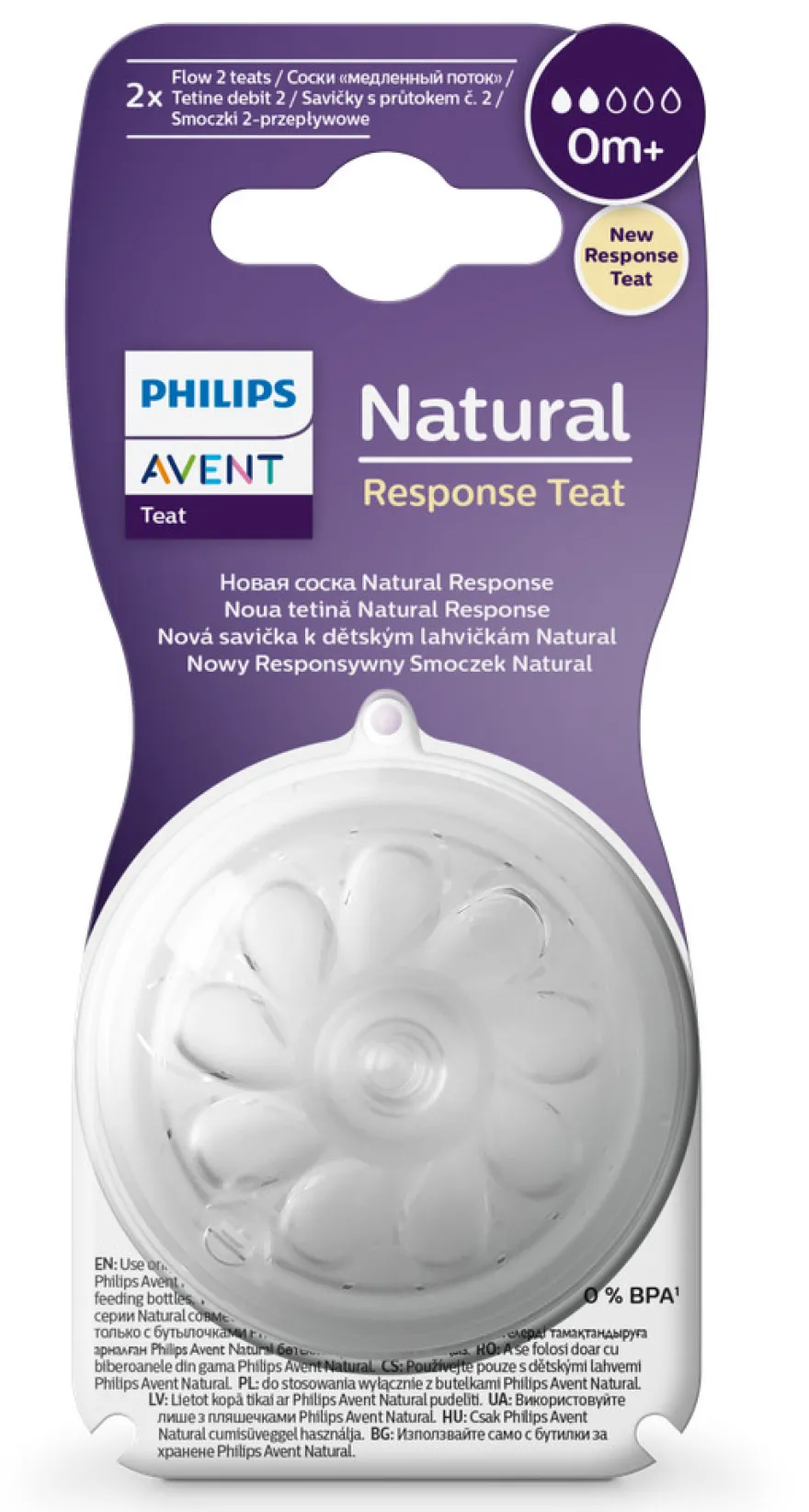 Natural Response Flasknapp 2-pack - Flow 2